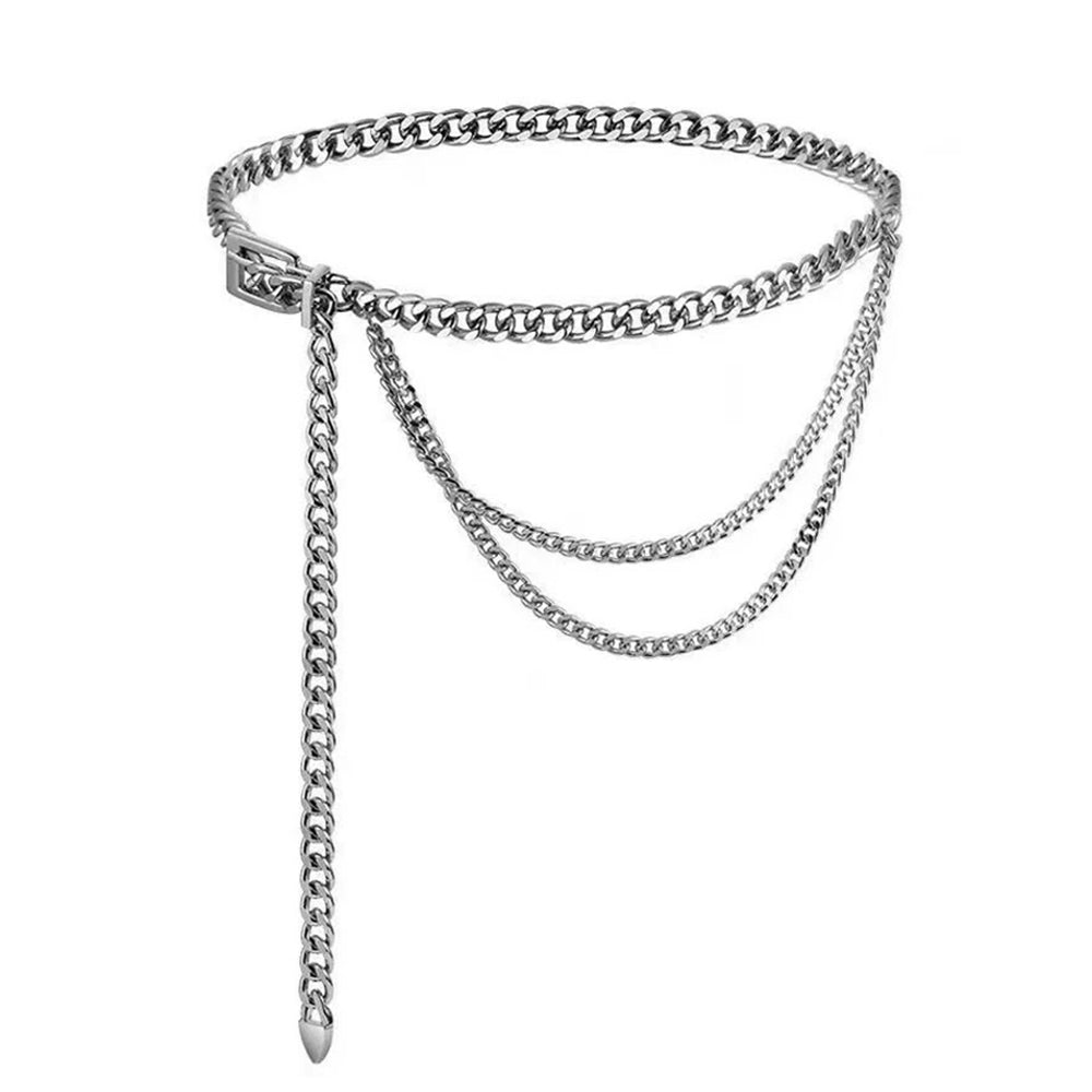 Cute Everyday Outfits, Outfit Inspo Casual Chunky Layered Chain Belt