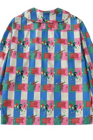 Cute Everyday Outfits, Outfit Inspo Casual Circus Core Aesthetic Collar Shirt