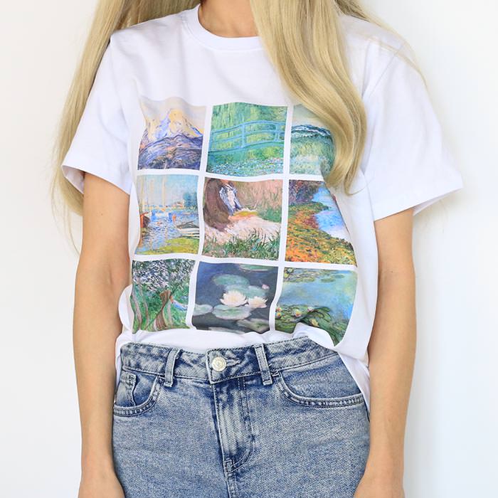 Cute Everyday Outfits, Outfit Inspo Casual Claude Monet Tee