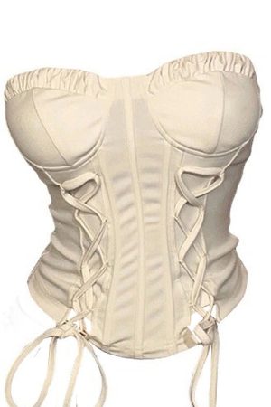 Cute Everyday Outfits, Outfit Inspo Casual Clean Girl Aesthetic Lace Up Corset