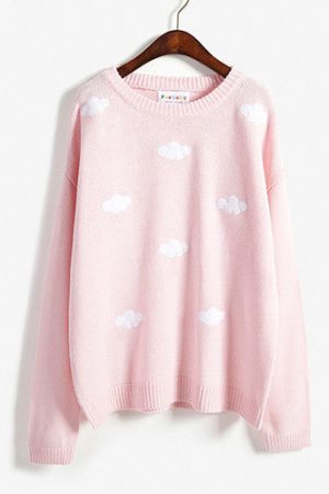 Cute Everyday Outfits, Outfit Inspo Casual Cloud Sweater