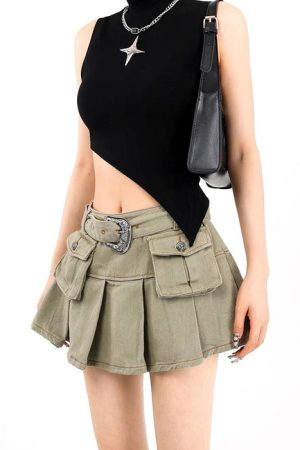 Cute Everyday Outfits, Outfit Inspo Casual Coastal Cowgirl Cargo Skirt