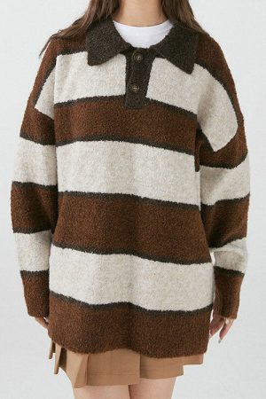 Cute Everyday Outfits, Outfit Inspo Casual Coffee Shop Striped Pullover