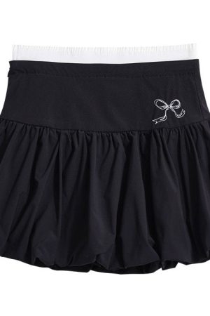 Cute Everyday Outfits, Outfit Inspo Casual Coquette Aesthetic Balloon Mini Skirt