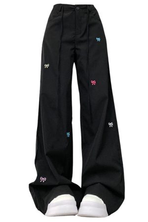 Cute Everyday Outfits, Outfit Inspo Casual Coquette Aesthetic Bow Pants