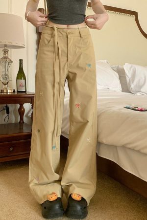 Cute Everyday Outfits, Outfit Inspo Casual Coquette Aesthetic Bow Pants