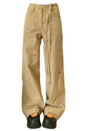 Cute Everyday Outfits, Outfit Inspo Casual Coquette Aesthetic Bow Pants