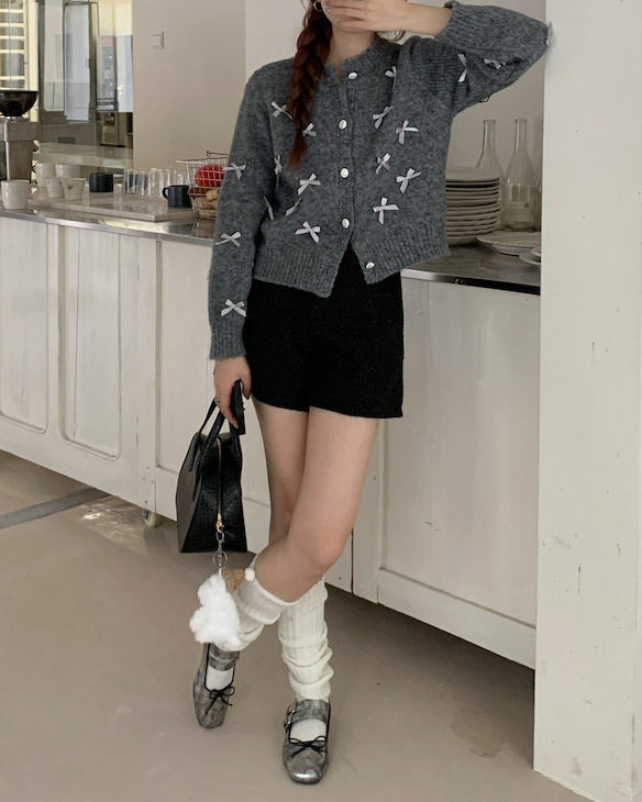 Cute Everyday Outfits, Outfit Inspo Casual Coquette Aesthetic Grey Cardigan Cute Everyday Outfits, Outfit Inspo Casual Coquette Aesthetic Grey Cardigan