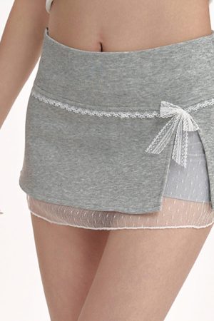 Cute Everyday Outfits, Outfit Inspo Casual Coquette Aesthetic Lace Bow Skort