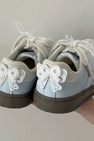 Cute Everyday Outfits, Outfit Inspo Casual Coquette Aesthetic Lace Sneakers