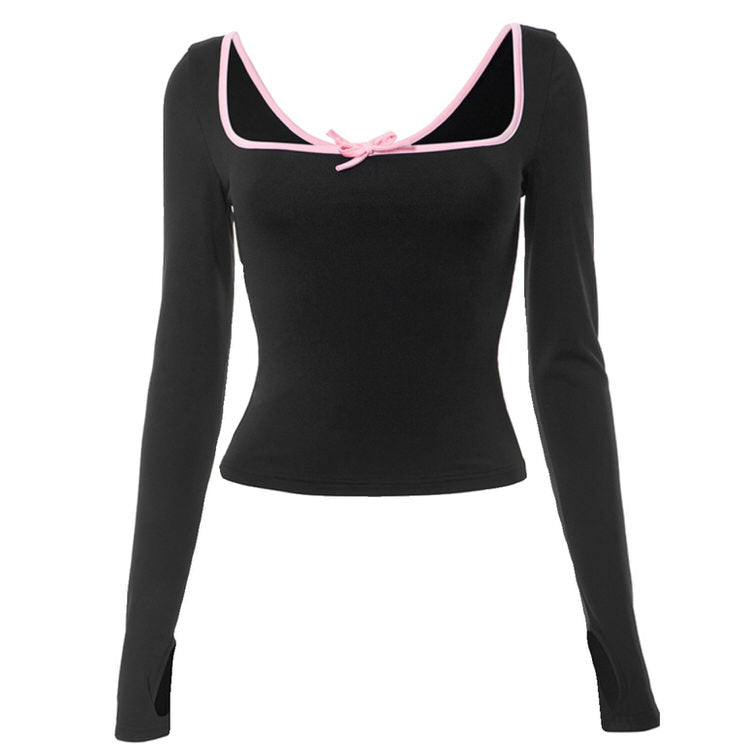 Cute Everyday Outfits, Outfit Inspo Casual Coquette Aesthetic Long Sleeve Top Cute Everyday Outfits, Outfit Inspo Casual Coquette Aesthetic Long Sleeve Top