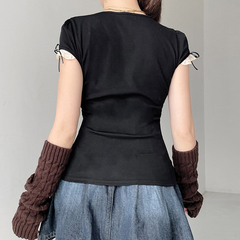 Cute Everyday Outfits, Outfit Inspo Casual Coquette Aesthetic Ruched Top Cute Everyday Outfits, Outfit Inspo Casual Coquette Aesthetic Ruched Top