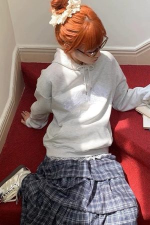 Cute Everyday Outfits, Outfit Inspo Casual Coquette Bow Lace Hoodie