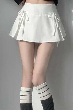 Cute Everyday Outfits, Outfit Inspo Casual Coquette Bows Pleated Mini Skirt