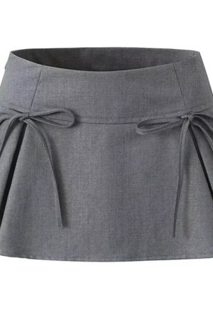 Cute Everyday Outfits, Outfit Inspo Casual Coquette Bows Pleated Mini Skirt