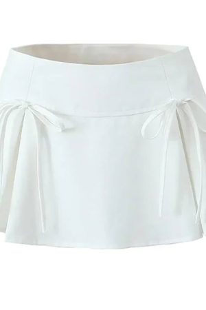 Cute Everyday Outfits, Outfit Inspo Casual Coquette Bows Pleated Mini Skirt
