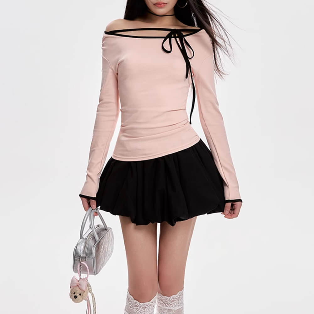 Cute Everyday Outfits, Outfit Inspo Casual Coquette Girl Off-Shoulder Top Cute Everyday Outfits, Outfit Inspo Casual Coquette Girl Off-Shoulder Top