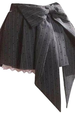 Cute Everyday Outfits, Outfit Inspo Casual Coquette Lace Bow Pleated Skirt