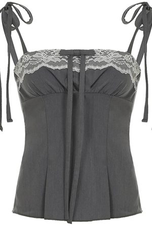 Cute Everyday Outfits, Outfit Inspo Casual Coquette Ruched Bow Tie Top