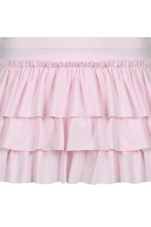 Cute Everyday Outfits, Outfit Inspo Casual Coquette Ruffled Mini Skort