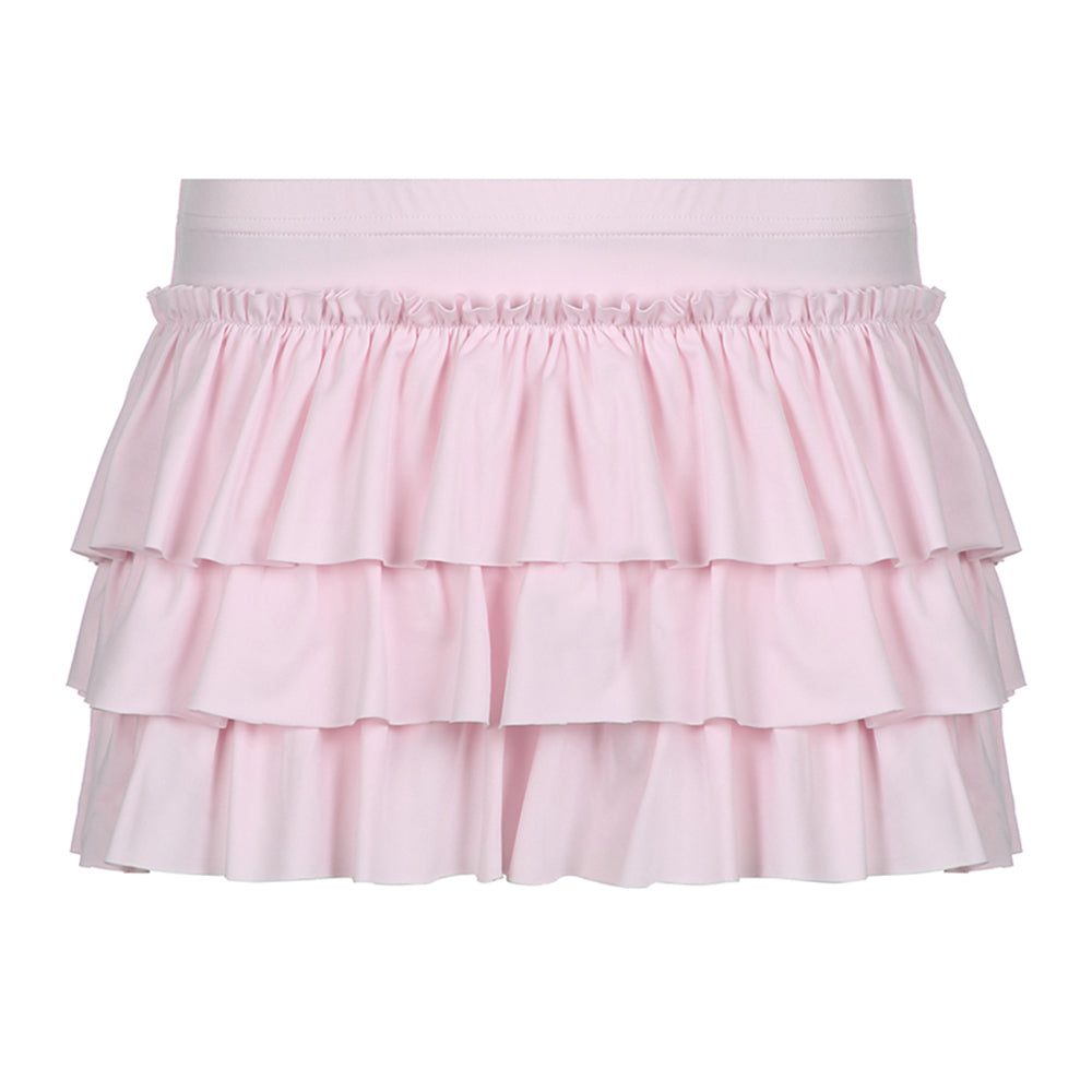 Cute Everyday Outfits, Outfit Inspo Casual Coquette Ruffled Mini Skort