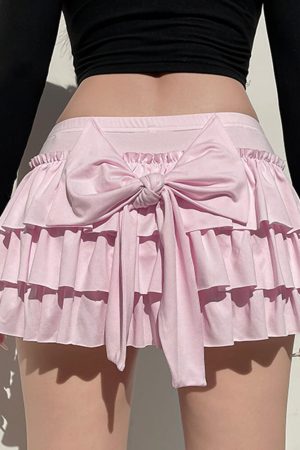 Cute Everyday Outfits, Outfit Inspo Casual Coquette Ruffled Mini Skort