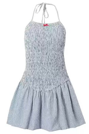 Cute Everyday Outfits, Outfit Inspo Casual Coquette Shirred Mini Dress