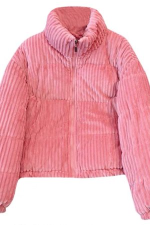 Cute Everyday Outfits, Outfit Inspo Casual Corduroy Puffer Jacket