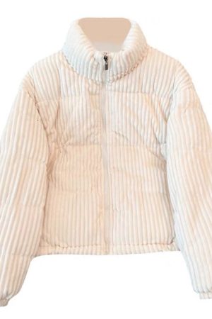 Cute Everyday Outfits, Outfit Inspo Casual Corduroy Puffer Jacket