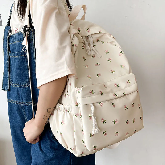 Cute Everyday Outfits, Outfit Inspo Casual Cottagecore Aesthetic Floral Backpack Cute Everyday Outfits, Outfit Inspo Casual Cottagecore Aesthetic Floral Backpack