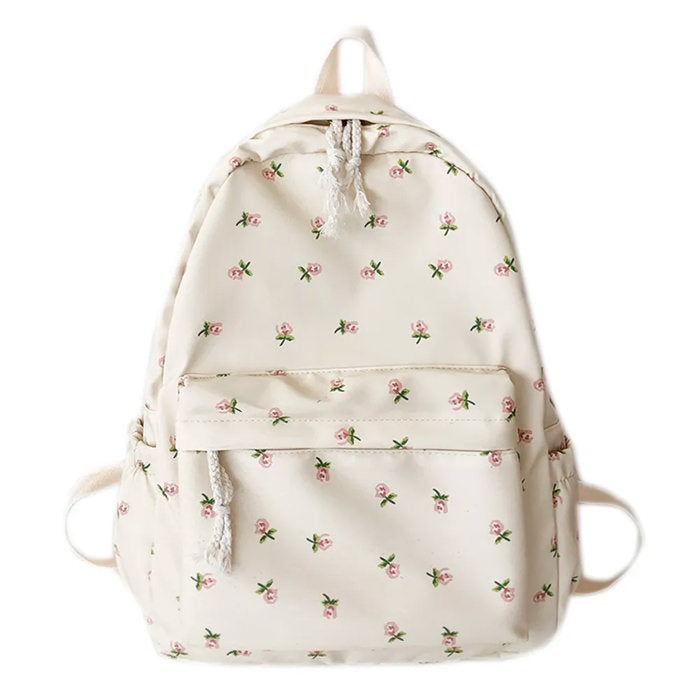Cute Everyday Outfits, Outfit Inspo Casual Cottagecore Aesthetic Floral Backpack