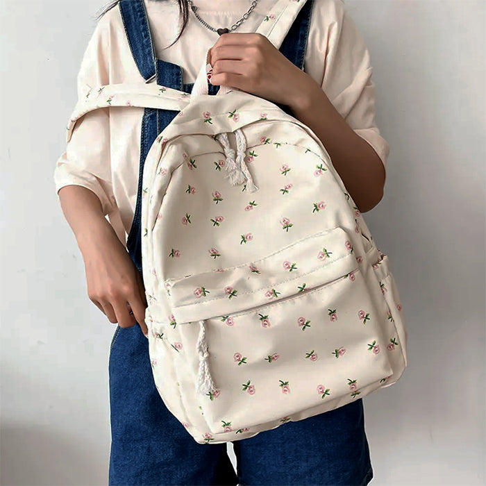 Cute Everyday Outfits, Outfit Inspo Casual Cottagecore Aesthetic Floral Backpack Cute Everyday Outfits, Outfit Inspo Casual Cottagecore Aesthetic Floral Backpack