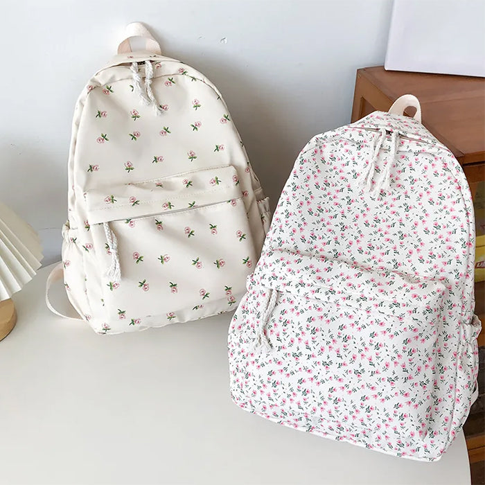 Cute Everyday Outfits, Outfit Inspo Casual Cottagecore Aesthetic Floral Backpack Cute Everyday Outfits, Outfit Inspo Casual Cottagecore Aesthetic Floral Backpack