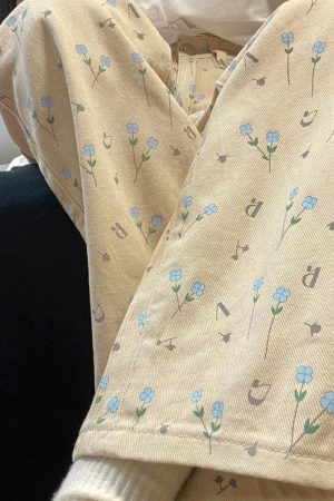 Cute Everyday Outfits, Outfit Inspo Casual Cottagecore Aesthetic Floral Pants