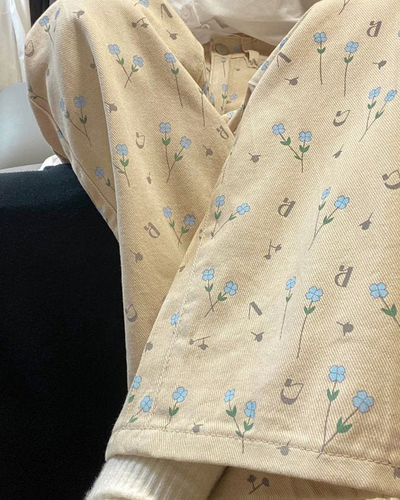 Cute Everyday Outfits, Outfit Inspo Casual Cottagecore Aesthetic Floral Pants Cute Everyday Outfits, Outfit Inspo Casual Cottagecore Aesthetic Floral Pants