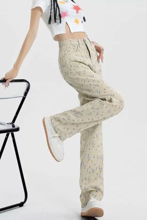 Cute Everyday Outfits, Outfit Inspo Casual Cottagecore Aesthetic Floral Pants