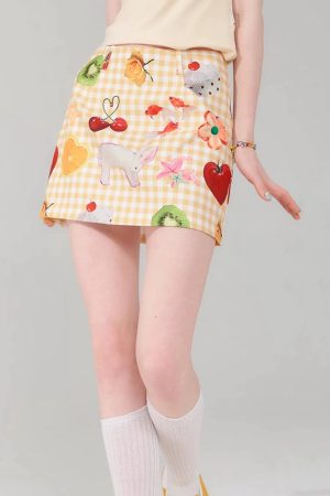 Cute Everyday Outfits, Outfit Inspo Casual Cottagecore Aesthetic Gingham Skirt