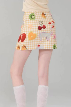 Cute Everyday Outfits, Outfit Inspo Casual Cottagecore Aesthetic Gingham Skirt