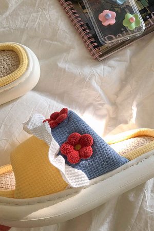 Cute Everyday Outfits, Outfit Inspo Casual Cottagecore Crochet Slipper