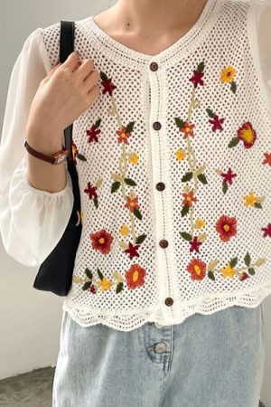 Cute Everyday Outfits, Outfit Inspo Casual Cottagecore Floral Cardigan