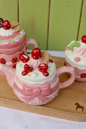 Cute Everyday Outfits, Outfit Inspo Casual Cottagecore Strawberry Cookies Ceramic Mug