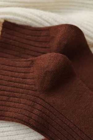 Cute Everyday Outfits, Outfit Inspo Casual Cozy Brown 4 Pack Socks