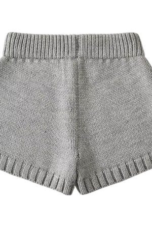 Cute Everyday Outfits, Outfit Inspo Casual Cozy Days Knit Mini Shorts