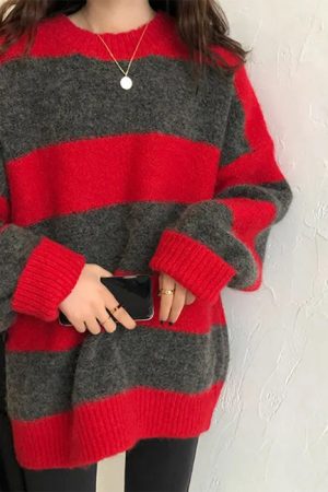Cute Everyday Outfits, Outfit Inspo Casual Cozy Days Striped Sweater