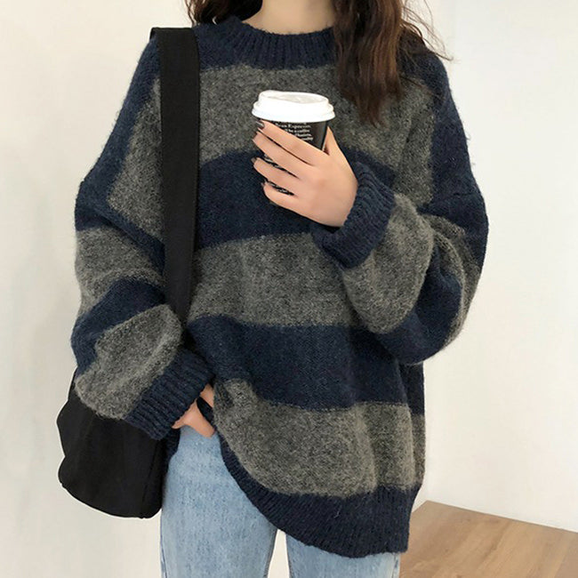 Cute Everyday Outfits, Outfit Inspo Casual Cozy Days Striped Sweater