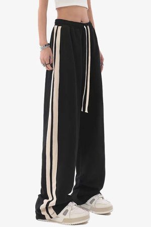 Cute Everyday Outfits, Outfit Inspo Casual Cozy Side Stripes Sweatpants