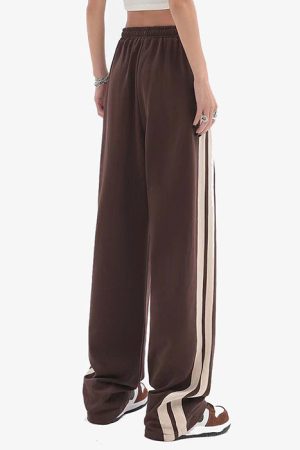 Cute Everyday Outfits, Outfit Inspo Casual Cozy Side Stripes Sweatpants