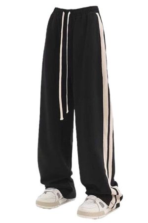 Cute Everyday Outfits, Outfit Inspo Casual Cozy Side Stripes Sweatpants