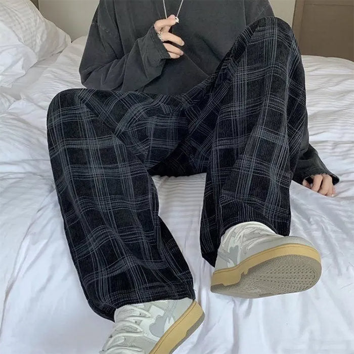 Cute Everyday Outfits, Outfit Inspo Casual Cozy Up Plaid Pants in Navy Cute Everyday Outfits, Outfit Inspo Casual Cozy Up Plaid Pants in Navy