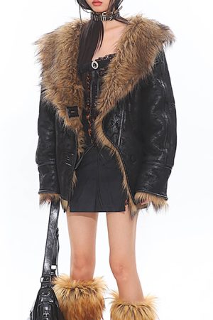 Cute Everyday Outfits, Outfit Inspo Casual Crime Time Reversible Fur Jacket